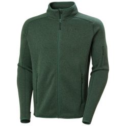 Polar Helly Hansen Varde 2.0. Zielone bluzy z polaru męskie Helly Hansen, bez wzorów, z polaru, sportowe, bez ramiączek, bez kaptura. Za 540.50 zł.