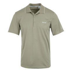 Męska Koszulka Polo Maverik V. Zielone koszulki polo męskie Regatta, m, bez wzorów, bez kołnierzyka, bez ramiączek. Za 73.99 zł.