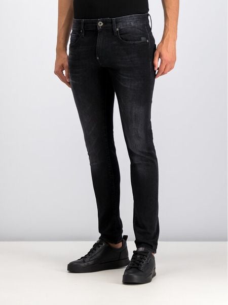 G-Star Raw Jeansy 51010-A634-A592 Czarny Slim Fit. Czarne jeansy męskie G-Star Raw, bez wzorów, z bawełny, retro. Za 429.99 zł.