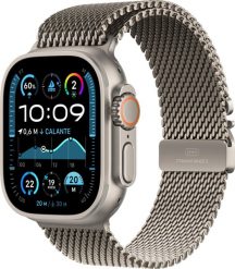 Smartwatch Apple Watch Ultra 2 GPS + Cellular 49mm Natural Titanium Case Milanese Loop M Szary (MX5R3RB/A). Szare zegarki smartwatch Apple. Za 3,042.00 zł.