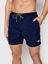 Sprandi Szorty kąpielowe SP22-SKMT003 Granatowy Regular Fit. Niebieskie kąpielówki męskie Sprandi, bez wzorów, z syntetyku. Za 149.99 zł.