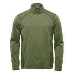 Męska Bluza Treeline Performance Quarter Zip. Zielone bluzy nierozpinane męskie STORMTECH, m, bez wzorów, bez ramiączek, bez kaptura. Za 265.99 zł.