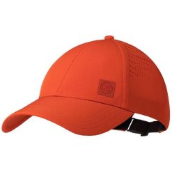 Czapka z daszkiem Summit Cap Poppy UPF 50. Czerwone czapki męskie Buff, bez wzorów, z materiału, sportowe. Za 121.99 zł.