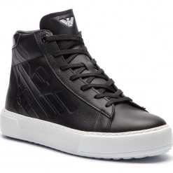 Sneakersy EA7 EMPORIO ARMANI - X8Z001 XK003 00002 Black. Czarne buty sportowe na co dzień męskie EA7 Emporio Armani, z materiału, klasyczne. Za 909.00 zł.