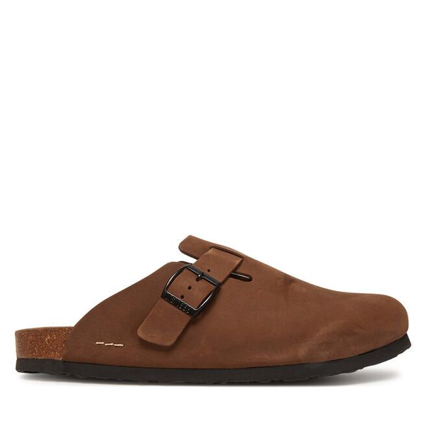 Klapki Josef Seibel. Brązowe klapki i japonki męskie Josef Seibel, bez wzorów. Za 439.99 zł.