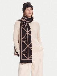 Calvin Klein Zestaw Szalik i Czapka LV04D0007G Czarny. Czarne czapki męskie Calvin Klein, bez wzorów, z materiału. Za 429.99 zł.