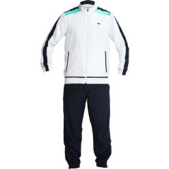 Lacoste Sport TRACKSUIT Dres white/navy blue papeete. Białe komplety dresowe męskie Lacoste Sport, z dresówki, sportowe. Za 919.00 zł.