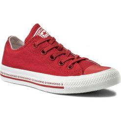 Trampki CONVERSE - Ctas Ox 159588C Enamel Red/Enamel Red/White. Czerwone trampki męskie Converse, z gumy, sportowe. W wyprzedaży za 209.00 zł.
