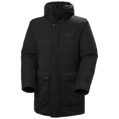 Kurtka puchowa Helly Hansen Escape Down Floparka. Czarne kurtki męskie Helly Hansen, m, bez wzorów, z puchu, bez ramiączek, bez kaptura. W wyprzedaży za 2,048.50 zł.