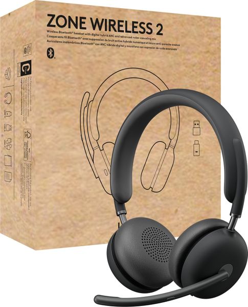 Słuchawki Logitech HEADSET ZONE WIRELESS 2 UC. Słuchawki bluetooth LOGITECH. Za 1,140.98 zł.