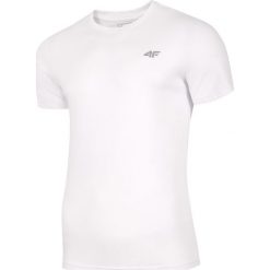 T-shirt męski TSM300 - biały. T-shirty męskie marki 4f. Za 39.99 zł.