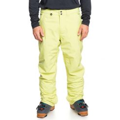 Spodnie śnieżne dla Mężczyzn ESTATE. Żółte spodnie narciarskie i snowboardowe męskie Quiksilver, bez wzorów, z poliesteru, narciarskie. Za 669.00 zł.