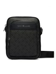 Tommy Hilfiger Saszetka Th Flag Monogram Mini Reporter AM0AM14138 Czarny. Czarne saszetki męskie Tommy Hilfiger, bez wzorów, ze skóry. Za 369.99 zł.