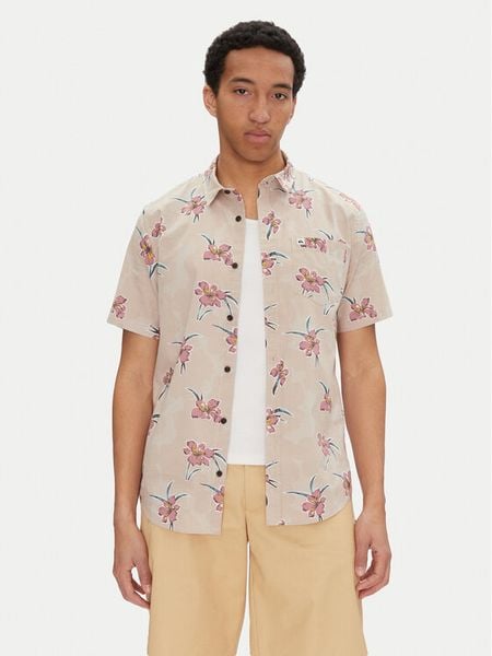 Quiksilver Koszula Apero Classic EQYWT04605 Beżowy Regular Fit. Brązowe koszule męskie Quiksilver, m, bez wzorów, z bawełny, bez kołnierzyka, bez ramiączek. Za 99.99 zł.