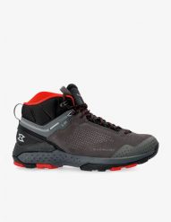 Buty turystyczne Garmont Groove Mid G-Dry - black/red. Czarne buty trekkingowe męskie GRONELL, bez wzorów, bez zapięcia. Za 734.43 zł.