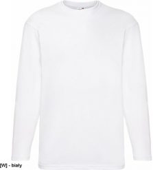 FOTL-610380 - Koszulka Valueweight z długim rękawem, męska - biały S. Białe koszulki męskie z długim rękawem Reis, m, bez wzorów, bez kołnierzyka, bez ramiączek. Za 33.02 zł.