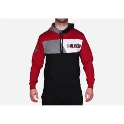 Bluza sportowa męska Mitchell & Ness Portland Trail Blazers. Czarne bluzy nierozpinane męskie Mitchell & Ness, m, bez wzorów, sportowe, bez ramiączek, z kapturem. Za 517.00 zł.