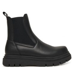 Sztyblety Guess. Czarne sztyblety męskie Guess, bez obcasa, bez zapięcia. Za 619.99 zł.