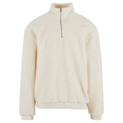 Sweter oversize Urban Classics. Białe swetry męskie Urban Classics, bez wzorów, z materiału, bez kołnierzyka, bez ramiączek. Za 237.00 zł.
