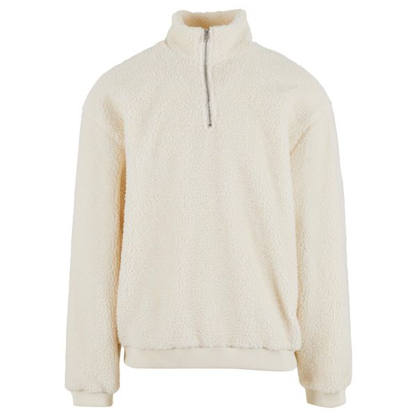 Sweter oversize Urban Classics. Białe swetry męskie Urban Classics, bez wzorów, z materiału, bez kołnierzyka, bez ramiączek. W wyprzedaży za 176.50 zł.