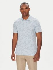 Pierre Cardin Polo C5 21434.2117 Błękitny Regular Fit. Niebieskie koszulki polo męskie Pierre Cardin, m, bez wzorów, z bawełny, bez kołnierzyka, bez ramiączek. Za 259.99 zł.