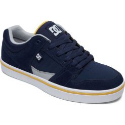 DC tenisówki męskie Course 2 M Shoe Ny0 Navy Yellow 44,5. Niebieskie trampki męskie DC, bez wzorów, z tkaniny, bez zapięcia. W wyprzedaży za 249.00 zł.
