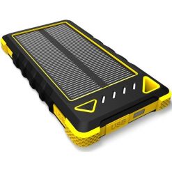 Powerbank PowerNeed Sunen Power Bank 8000mAh z panelem solarnym 0.95W, żółty (S8000Y). Powerbanki marki PowerNeed. Za 94.44 zł.