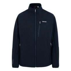 Męska Kurtka Soft Shell Mountdale. Niebieskie kurtki męskie Regatta, m, bez wzorów, sportowe, bez ramiączek, bez kaptura. Za 165.99 zł.