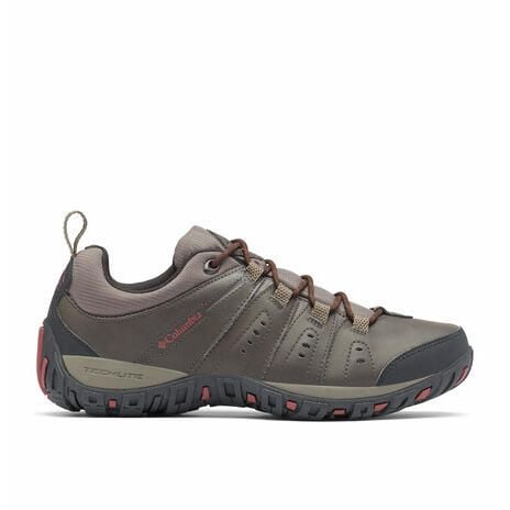 Buty trekkingowe męskie Columbia Woodburn II. Brązowe buty trekkingowe męskie Columbia, bez wzorów, z materiału, bez zapięcia, trekkingowe. Za 481.00 zł.