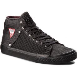 Sneakersy GUESS - FMBNE3 FAB12 BLACK. Czarne buty sportowe na co dzień męskie Guess, z aplikacjami, z materiału, eleganckie. Za 329.00 zł.