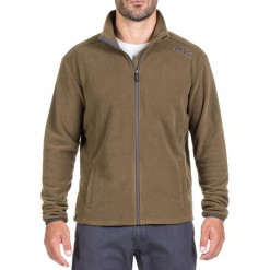 Bluza w kolorze khaki. Brązowe bluzy rozpinane męskie Jeep. W wyprzedaży za 112.95 zł.