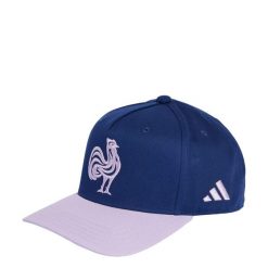 Czapka France Snapback Cap. Niebieskie czapki męskie ADIDAS, bez wzorów, sportowe. Za 119.00 zł.