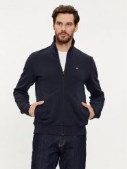 Napapijri Bluza Balis NP0A4HHW Granatowy Regular Fit. Niebieskie bluzy rozpinane męskie Napapijri, m, bez wzorów, z bawełny, bez ramiączek, bez kaptura. Za 249.99 zł.