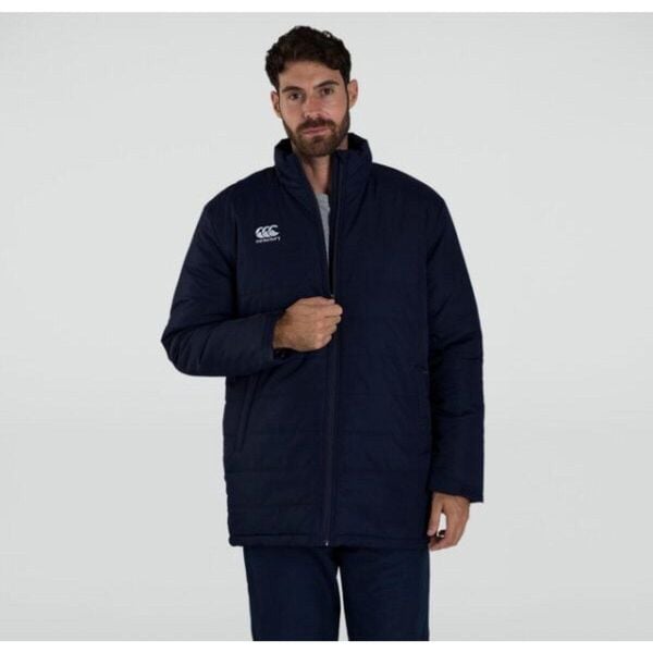 Kurtka puchowa Canterbury. Niebieskie kurtki męskie CANTERBURY, s, bez wzorów, z puchu, bez kaptura, trekkingowe. Za 668.00 zł.