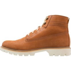 Caterpillar BASIS Botki sznurowane ginger. Brązowe buty zimowe męskie CATerpillar, z materiału. Za 629.00 zł.