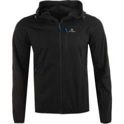 Męska kurtka softshell Athl. DPT Agar Black - Odporna na wiatr i oddychająca. Czarne kurtki softshell męskie ZUMBA WEAR, m, bez wzorów, z softshellu, bez kaptura, trekkingowe. Za 87.99 zł.