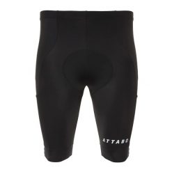 Spodenki rowerowe męskie ATTABO Kiro. Czarne szorty sportowe męskie ATTABO, bez wzorów, sportowe. Za 109.99 zł.