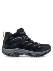 Merrell Trekkingi Moab 3 Mid Gtx J036243 Czarny. Czarne buty trekkingowe męskie Merrell, bez wzorów, ze skóry, bez zapięcia, trekkingowe. Za 459.99 zł.