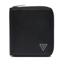 Portfel Guess. Czarne portfele męskie Guess, z aplikacjami. Za 319.99 zł.