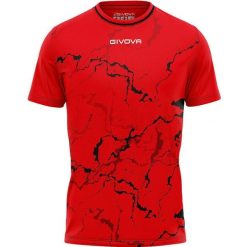 Givova Sport T-shirt XL - Grafit Czerwony i Czarny. Czarne t-shirty sportowe męskie Givova, m, bez wzorów, z poliesteru, sportowe, bez ramiączek. Za 159.99 zł.