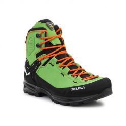 Buty trekkingowe męskie Salewa Mtn Trainer 2 Mid Gtx M. Zielone buty zimowe męskie Salewa, bez wzorów, z gumy, sportowe, bez obcasa, bez zapięcia. Za 1,134.00 zł.