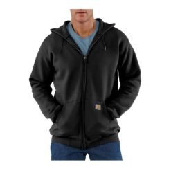 Bluza sportowa męska z kapturem Carhartt Midweight Hooded Zip Sweatshirt. Czarne bluzy nierozpinane męskie Carhartt, m, bez wzorów, z kapturem. Za 307.99 zł.