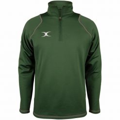 Kurtka 1/4 zip Gilbert. Zielone kurtki męskie Gilbert, bez wzorów, z dresówki, sportowe, bez ramiączek, bez kaptura. Za 330.50 zł.