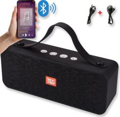 Głośnik T&G GŁOŚNIK BLUETOOTH BEZPRZEWODOWY PRZENOŚNY MOBILNY FM BT USB RADIO MP3 TWS TG521. Głośniki przenośne T&G. Za 49.99 zł.