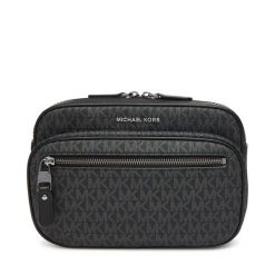 Saszetka nerka MICHAEL Michael Kors. Czarne saszetki męskie MICHAEL Michael Kors, bez wzorów, małe. Za 679.99 zł.