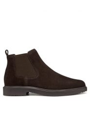 Geox Sztyblety U Massimiano U46H9B 00022 C6006 Brązowy. Brązowe sztyblety męskie Geox, ze skóry, bez obcasa, bez zapięcia. Za 399.99 zł.