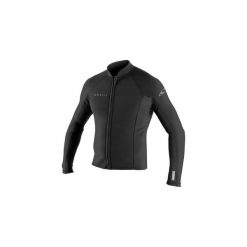 Kurtka surfingowa O'Neill Reactor-2 z ultraflex i żywymi kolorami. Czarne kurtki męskie O'Neill, xl, bez wzorów, z neoprenu, sportowe, bez ramiączek, bez kaptura. Za 369.00 zł.