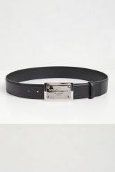 Pasek męski skórzany DOLCE & GABBANA. Paski męskie Dolce & Gabbana, bez wzorów. W wyprzedaży za 2,001.75 zł.