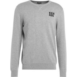 Ron Dorff KICK ASS Sweter grey melange. Szare swetry męskie Ron Dorff, z bawełny. Za 819.00 zł.