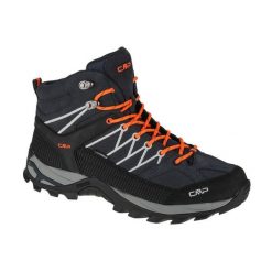 Buty trekkingowe męskie, CMP Rigel Mid. Brązowe buty trekkingowe męskie CMP, bez wzorów, z materiału, sportowe, bez obcasa, bez zapięcia. Za 568.00 zł.